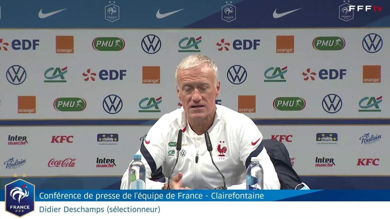 La conférence de Didier Deschamps en replay