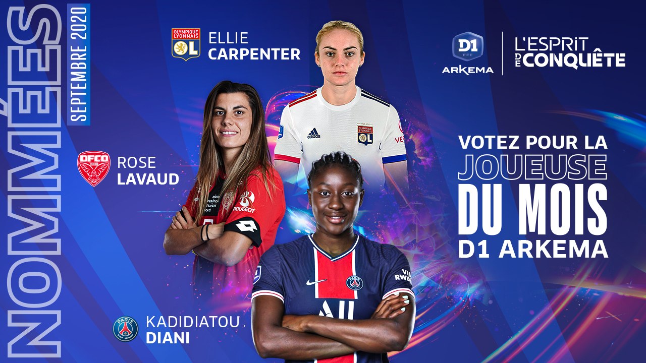 D1 Arkema, joueuse du mois : les nommées pour septembre !