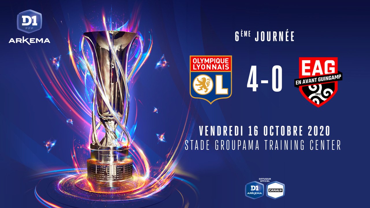 J6 I Olympique Lyonnais - EA Guingamp (4-0)