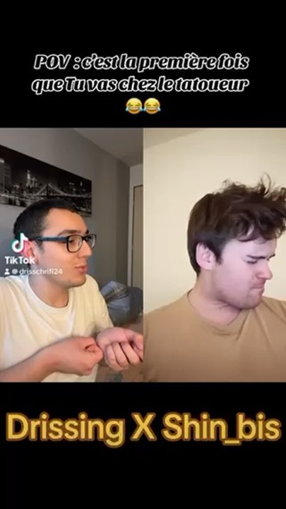 POV : c’est la première fois que tu vas chez le tatoueur (Drissing  X Shin_bis)  (acting)