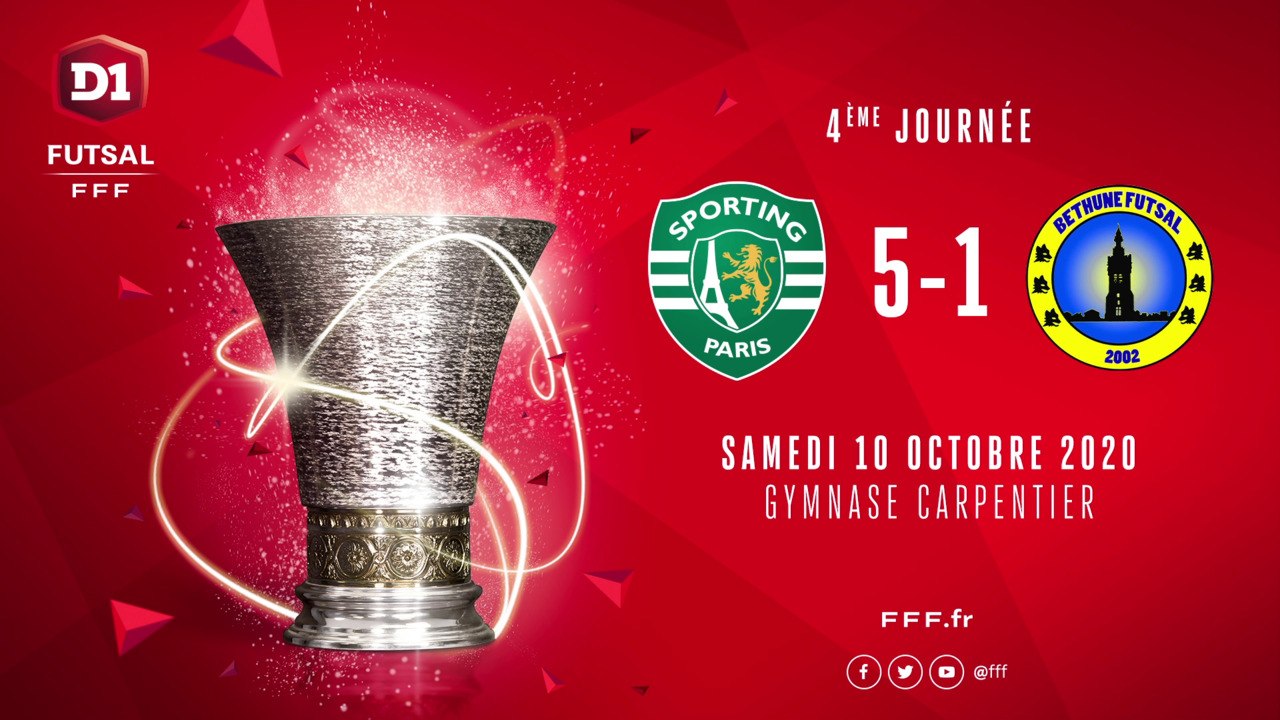 Sporting Club Paris - Béthune Futsal (5-1)