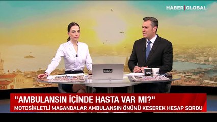 "Bu iki şahısta insanlık göremeyeceksiniz" Israrla yol kesip, ambulansın içine bakmaya çalıştılar!