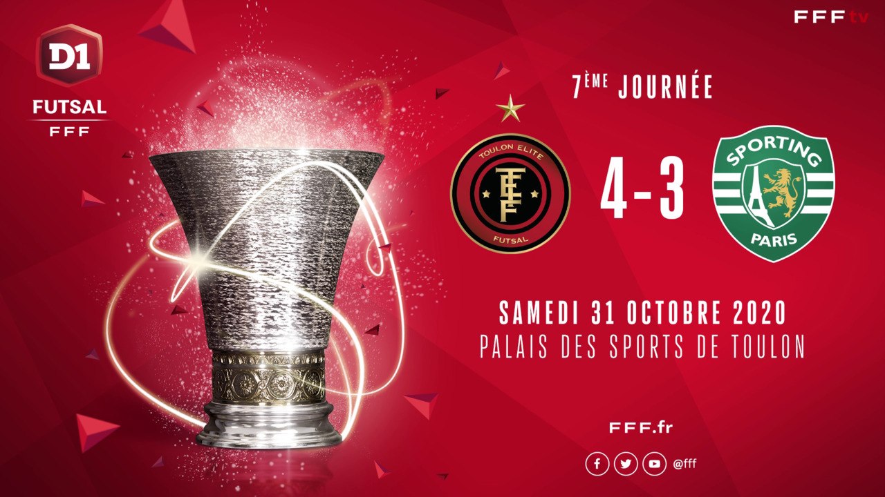 Toulon Elite Futsal - Sporting Club Paris (4-3)