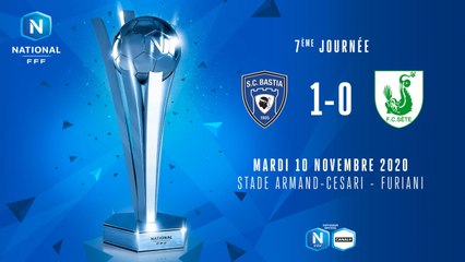 J7 | SC Bastia - FC Sète (1-0)