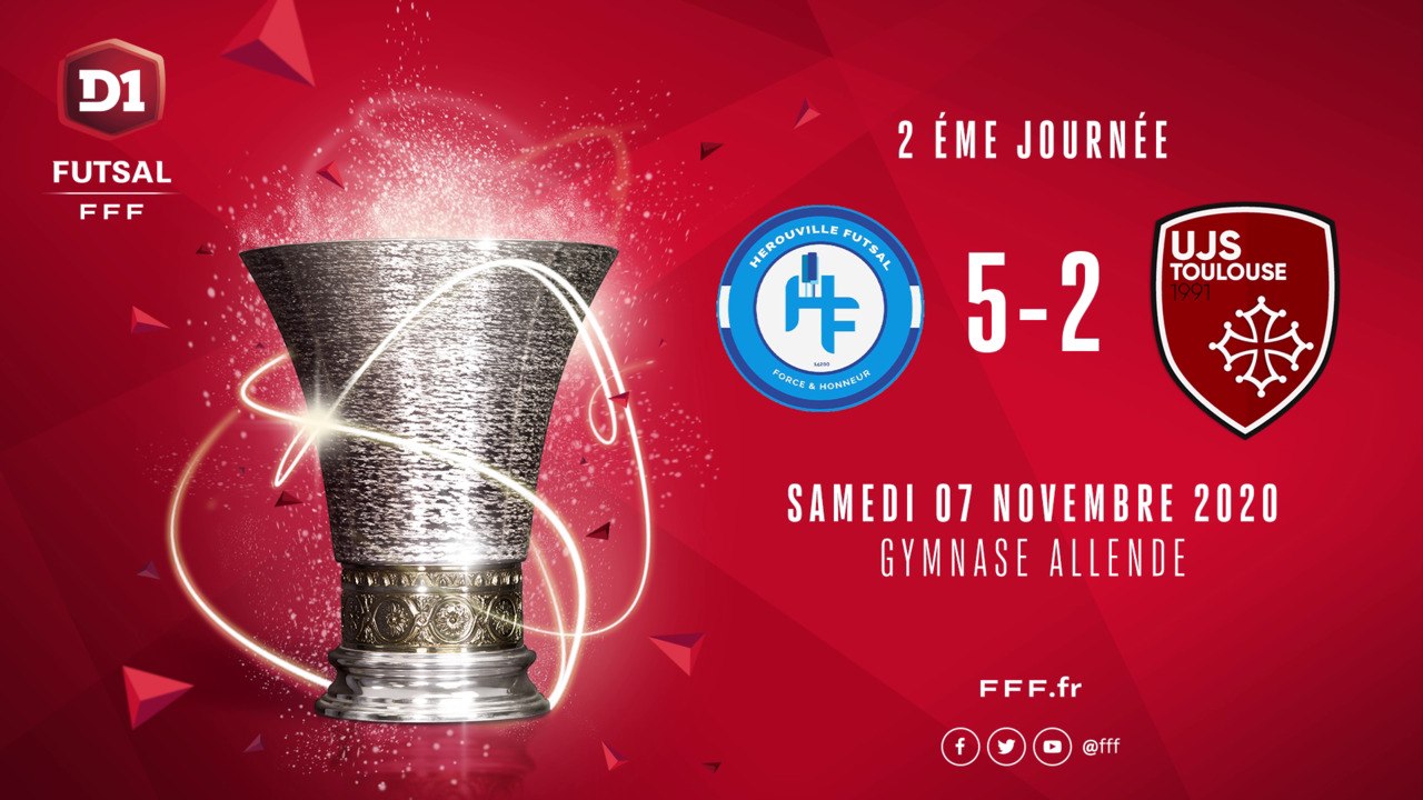 Hérouville Futsal - UJS Toulouse (5-2)