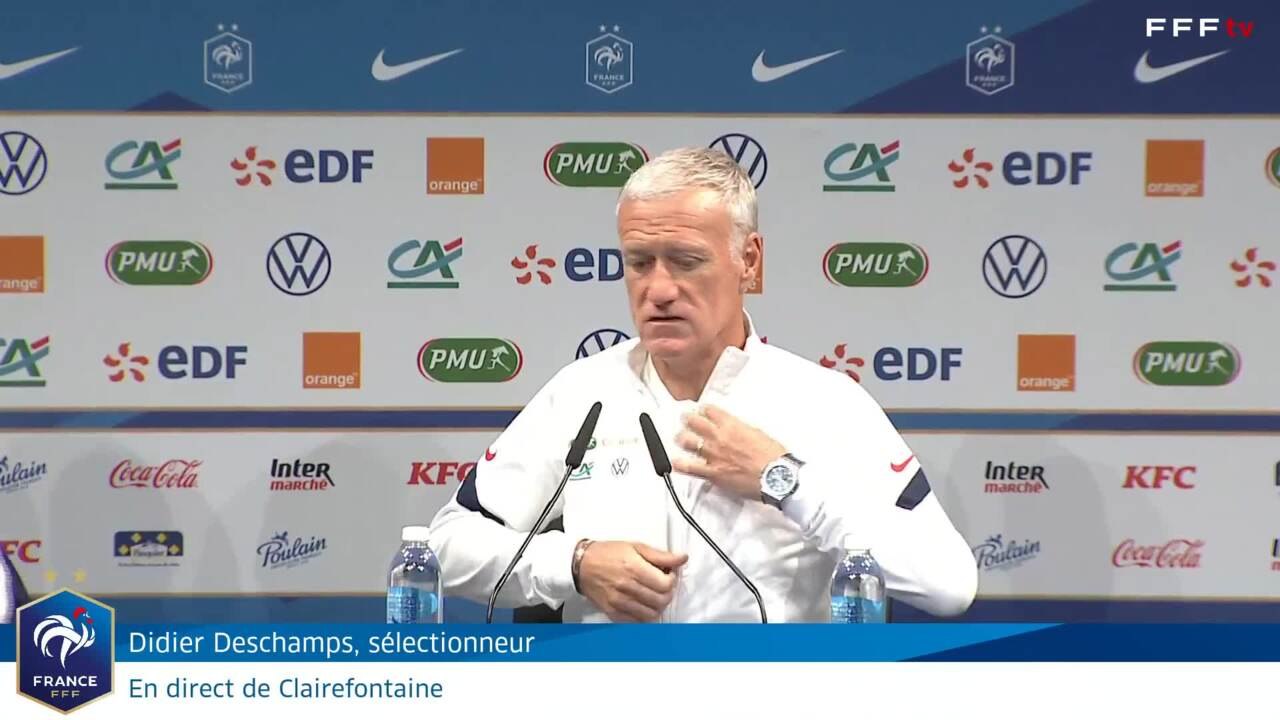 Didier Deschamps, le replay de la conférence de presse