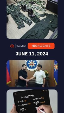 Today's headlines: Porac POGO, Marcos, Apple's new AI | The wRap | June 11, 2024