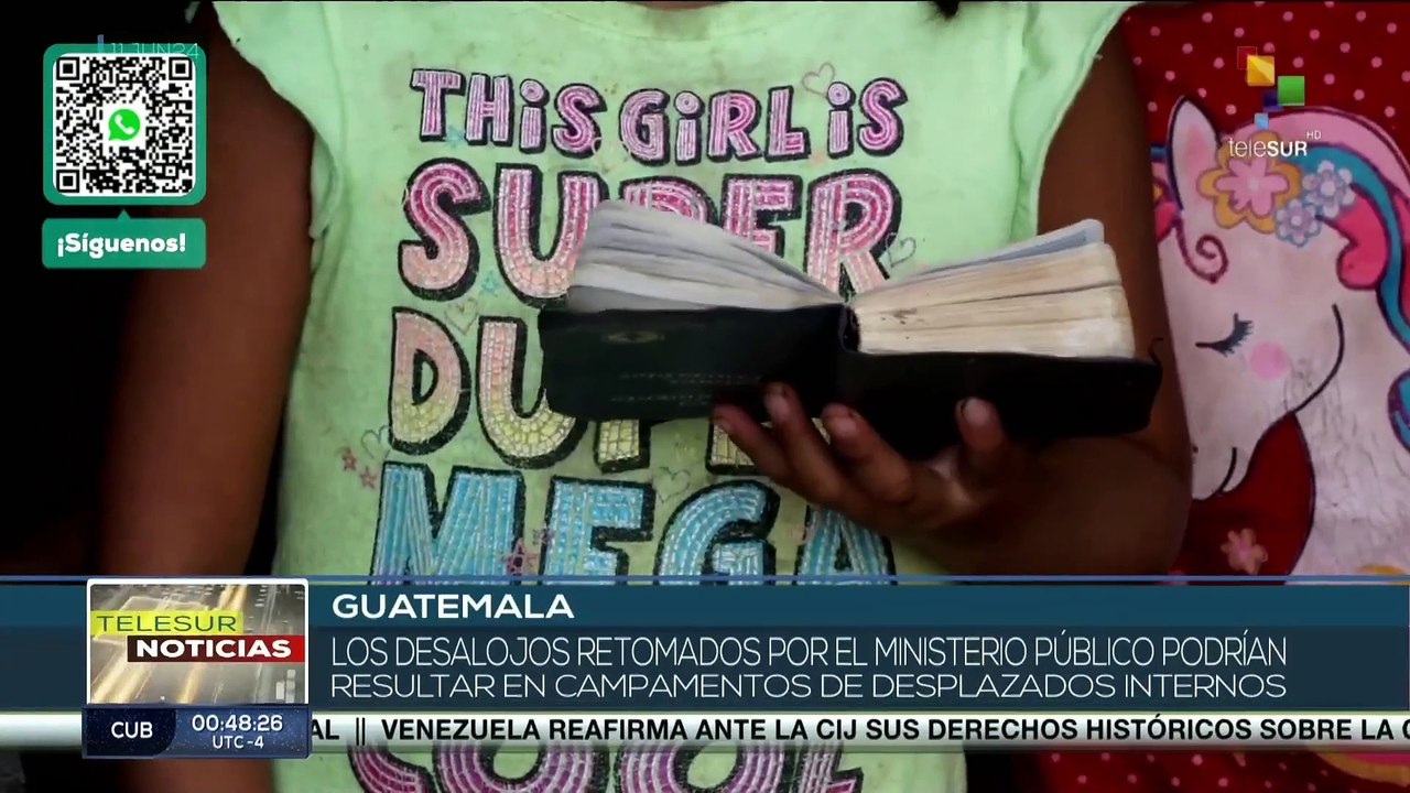 En Guatemala los desalojos podrían resultar en campamentos de desplazados internos