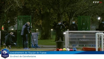 Entraînement des Bleus