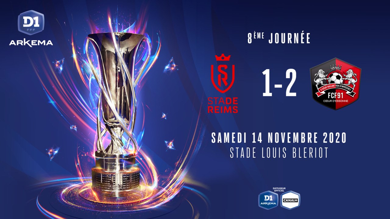 J8 : Stade de Reims - FC Fleury 91 (1-2)