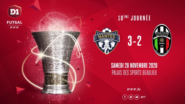 Nantes Métropole Futsal - Toulouse Métropole (3-2)