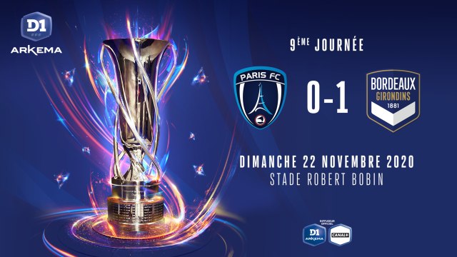J9 : Paris FC - FCG Bordeaux (0-1)