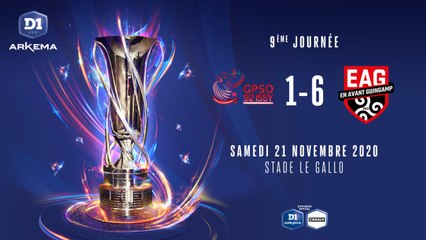 J9 : GPSO 92 Issy - EA Guingamp (1-6)