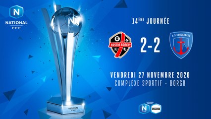 J14 | FC Bastia-Borgo - US Concarneau (2-2)