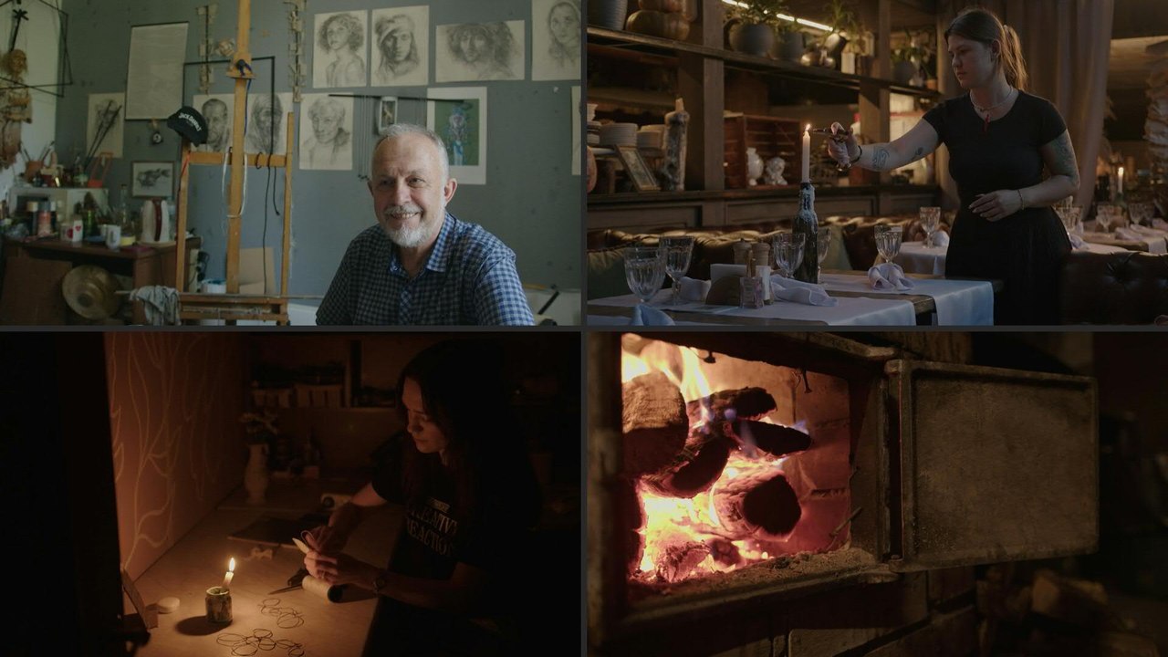 Handys, Kerzen und Taschenlampen: Leben mit Stromausfällen in Kiew