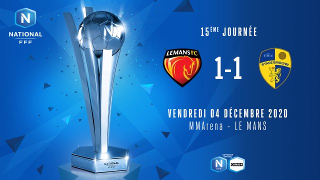 J15 | Le Mans FC – Stade Briochin (1-1)