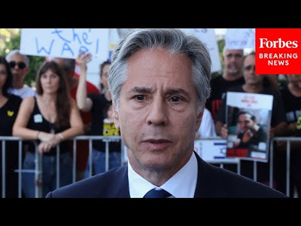 Blinken Urges Hamas To Accept Ceasefire Proposal After Meetings With Netanyahu, Families Of Hostages