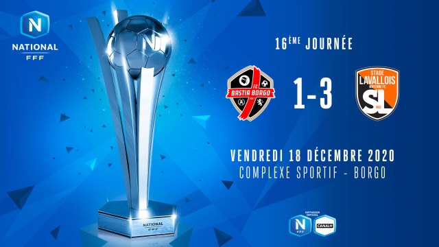 J16 | FC Bastia-Borgo - Stade Lavallois (1-3)