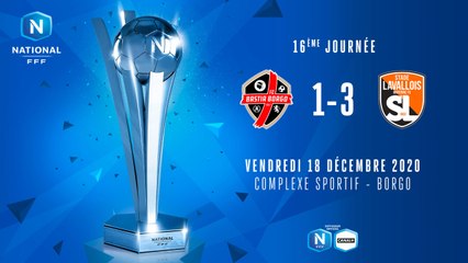 J16 | FC Bastia-Borgo - Stade Lavallois (1-3)