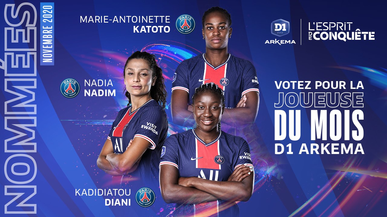 D1 Arkema, joueuse du mois : les nommées pour novembre !
