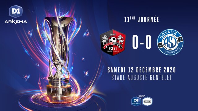 J11 : FC Fleury 91 - ASJ Soyaux (0-0)
