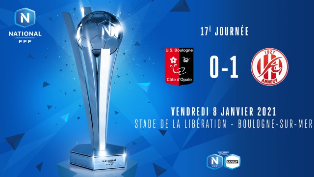 J17 | US Boulogne – FC Annecy (0-1)