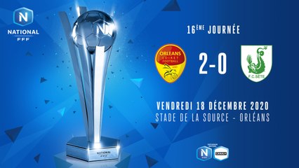 J16 | US Orléans – FC Sète (2-0)