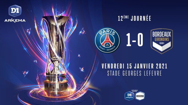J12 : Paris Saint-Germain FC - FCG Bordeaux (1-0)