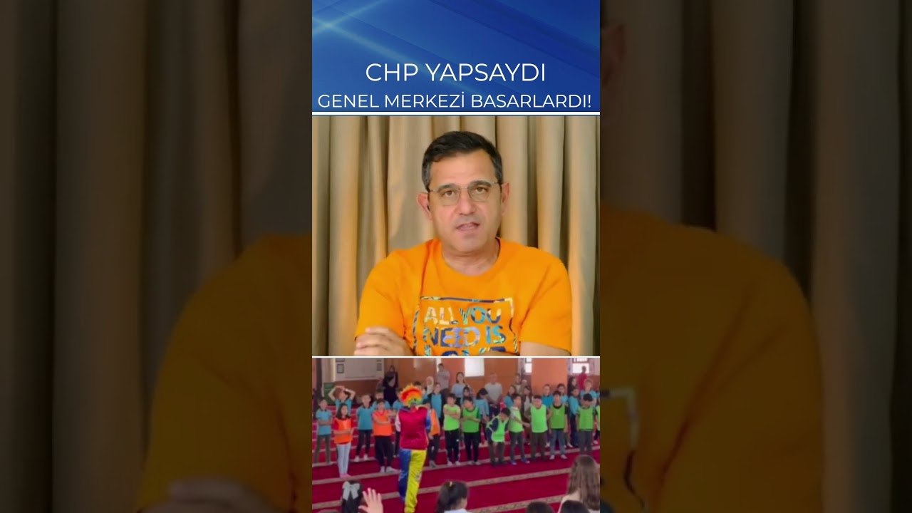 CAMİDE PALYAÇO OYNATMAYI CHP YAPMIŞ OLSA GENEL MERKEZİ BASARLARDI! #shorts