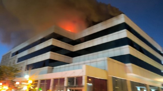 Afyonkarahisar'da 5 yıldızlı termal otelde yangın