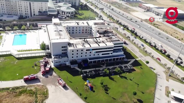 5 yıldızlı termal otelde yangın!