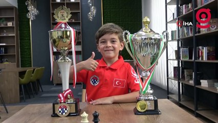 7 rakibini de mat etti: 7 yaşında Avrupa Şampiyonu oldu