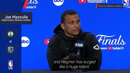 Mazzulla compares Tatum to Neymar ahead of Game 3 in Dallas