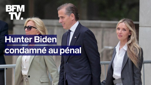 États-Unis: le fils de Joe Biden reconnu coupable de détention illégale d’une arme à feu