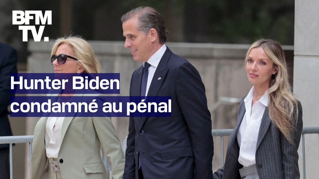 États-Unis: le fils de Joe Biden reconnu coupable de détention illégale d’une arme à feu