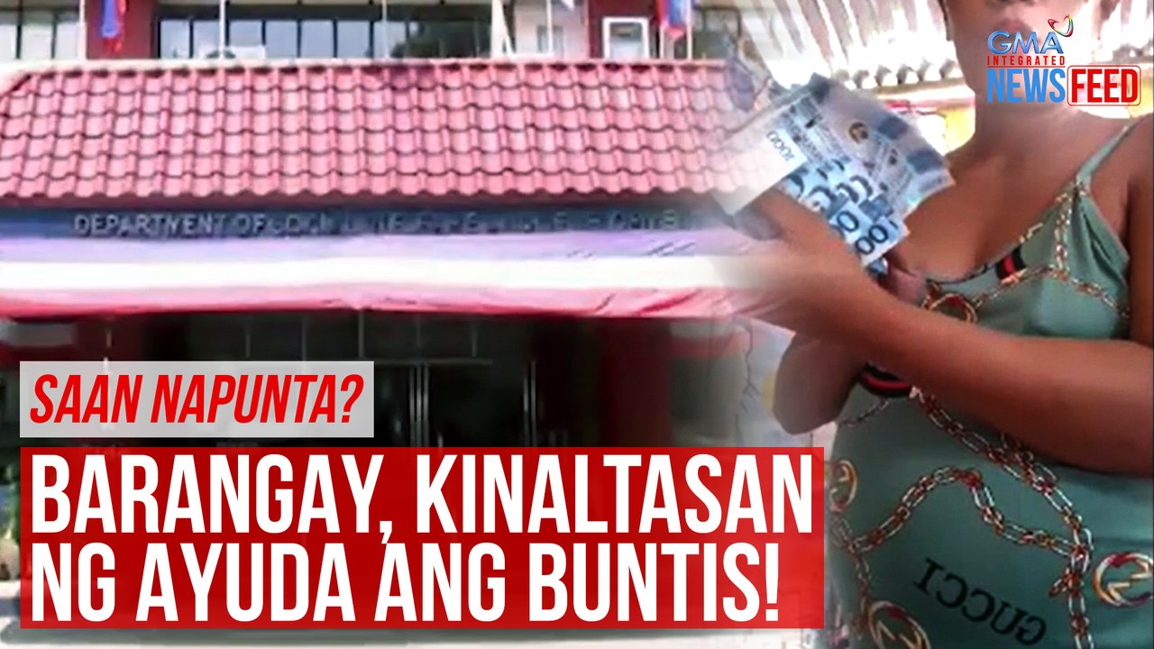 Saan napunta? Barangay, kinaltasan ng ayuda ang buntis! | GMA Integrated Newsfeed