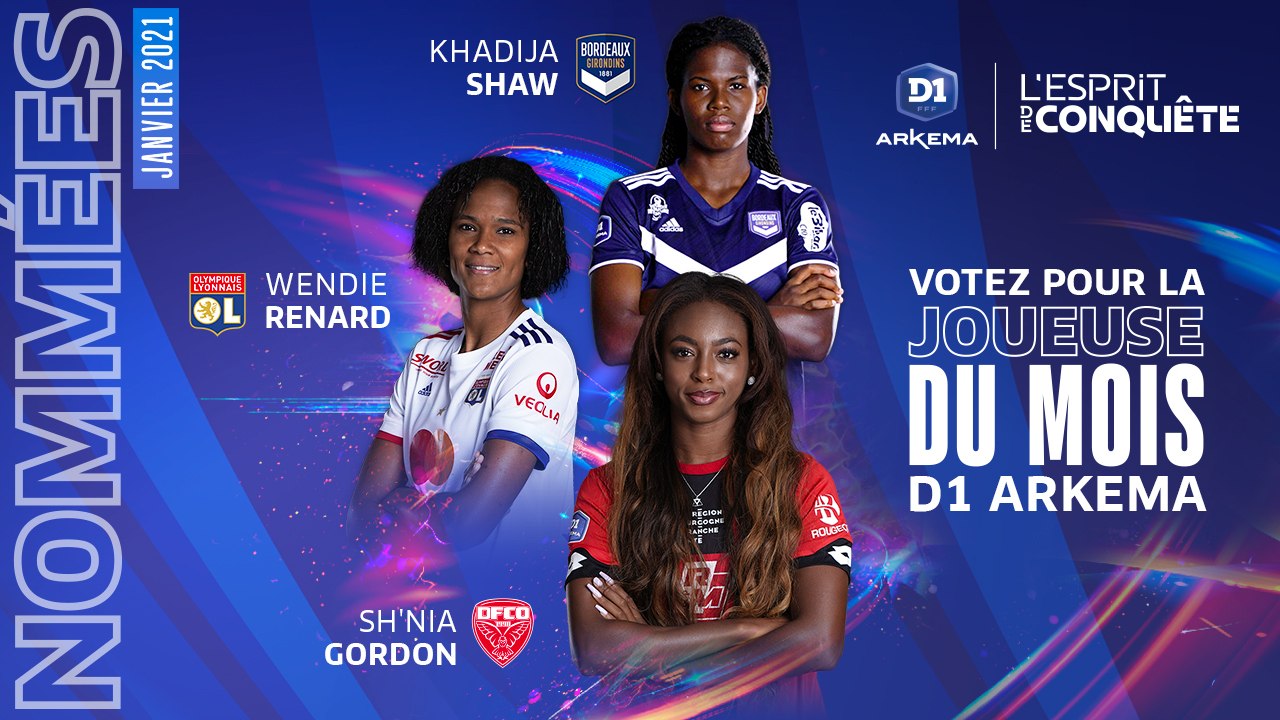 D1 Arkema, joueuse du mois : les nommées pour janvier !