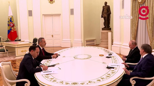 Dışişleri Bakanı Fidan, Rusya Devlet Başkanı Putin ile görüştü