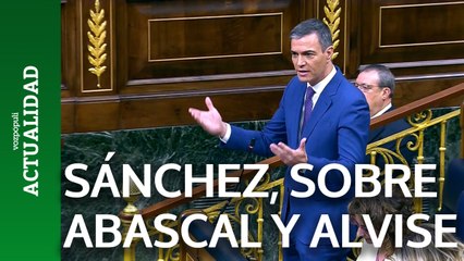 Sánchez dice a Abascal que tiene miedo a Alvise