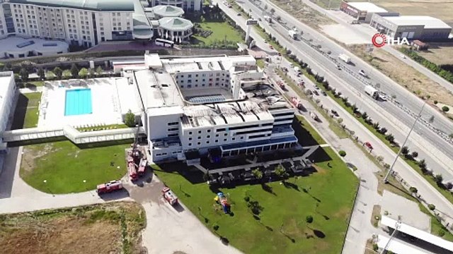 Afyonkarahisar'da 5 yıldızlı termal otelde yangın