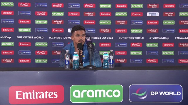 Sri Lanka's Maheesh Theekshana on them all but exiting the T20 World Cup after their game with Nepal was abandoned