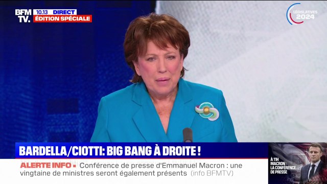 Accord Ciotti/ RN: Ça ne m'étonne pas de l'homme , déclare Roselyne Bachelot