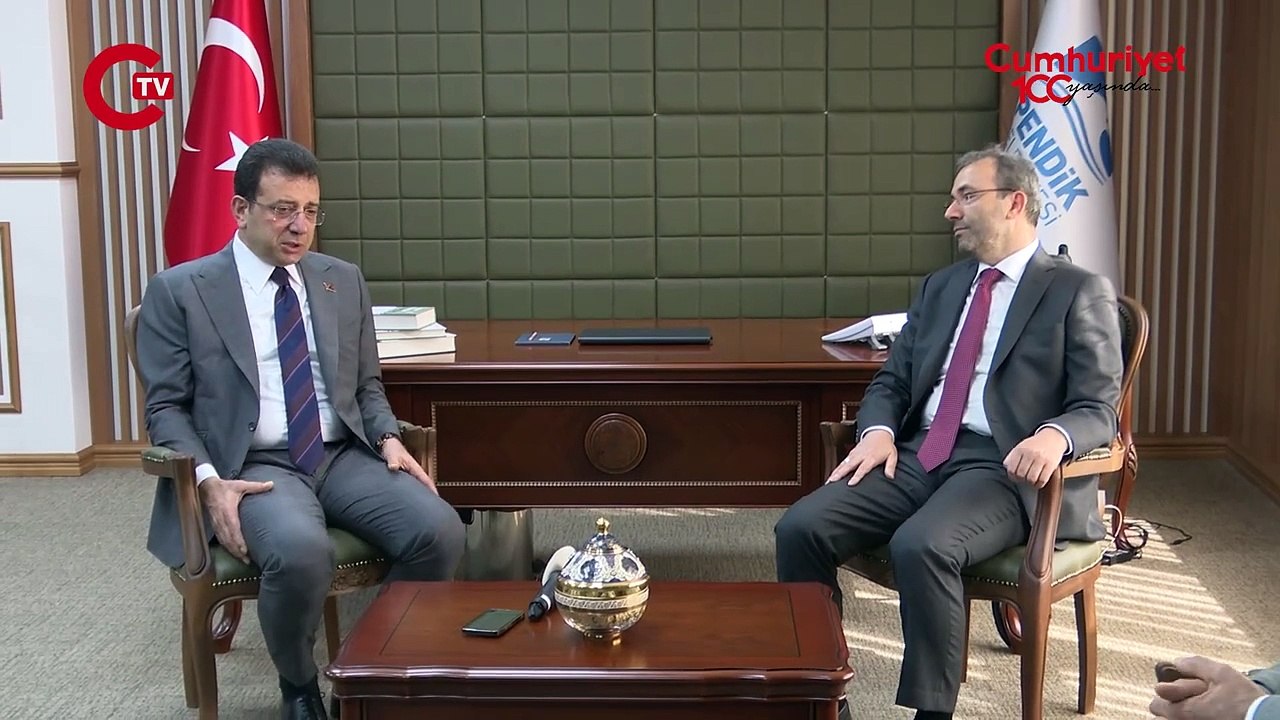 Ekrem İmamoğlu'ndan AKP'li başkana tebrik ziyareti: İnşallah en başarılı döneminiz olur...