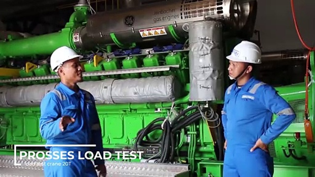 LOAD TEST HOIST CRANE  20T - PT. INDOTARA PERSADA