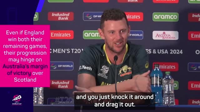 Hazelwood hints Australia could take foot off the gas to knock England out