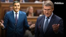 Rifirrafe entre Feijóo y Sánchez