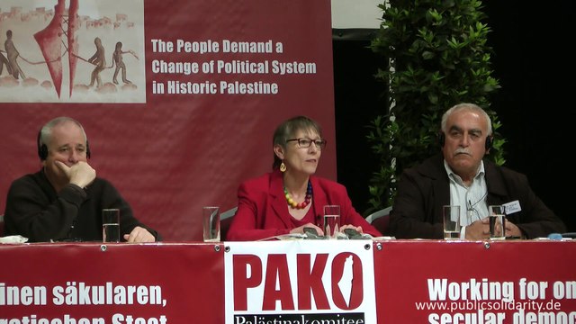 Annette Groth am 11. Mai 2013 - 2. Palästina-Solidaritätskonferenz in Stuttgart