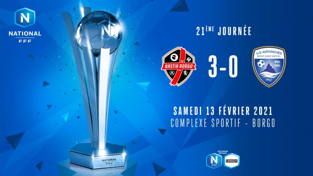 Titre : J21 | FC Bastia-Borgo - US Avranches (3-0)