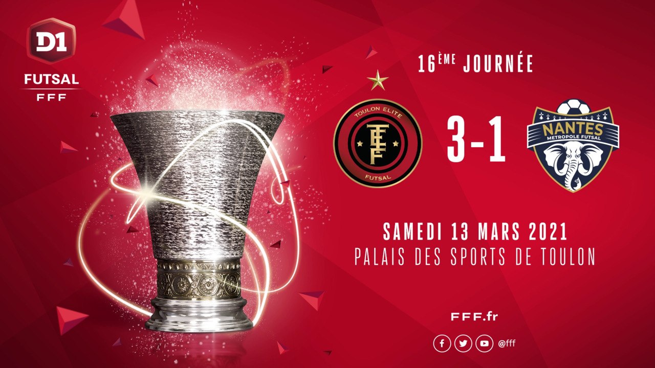 Toulon Elite Futsal - Nantes Métropole Futsal (3-1)