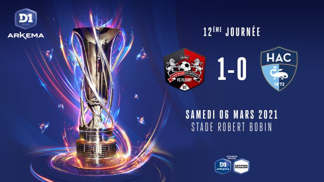 J12 : FC FLEURY 91 - LE HAVRE AC (1-0)